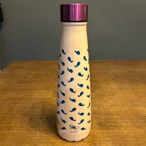 S’ip by S’well Stainless Steel Pink Whale Watch 15 oz Water Bottle